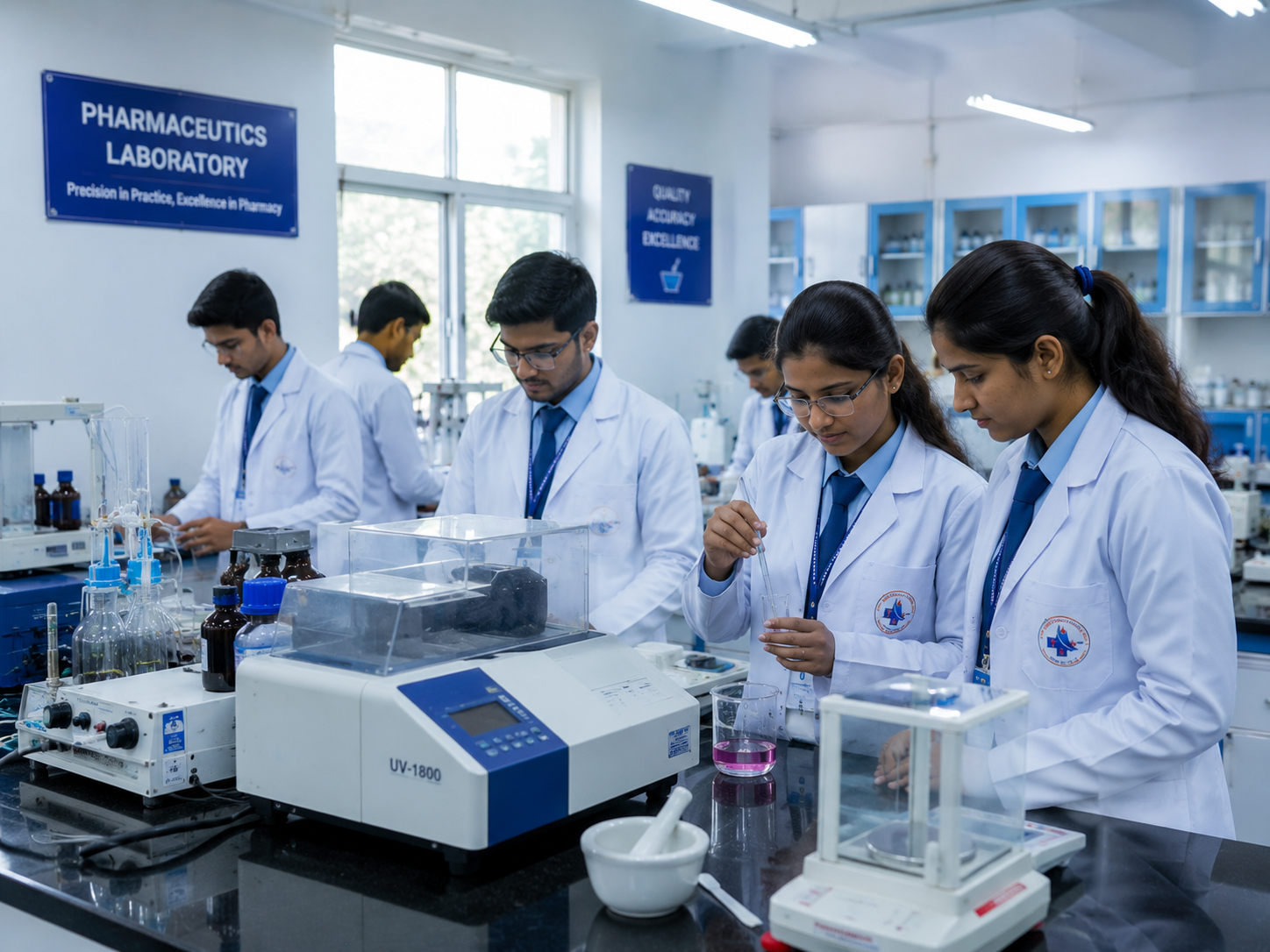 Students in lab